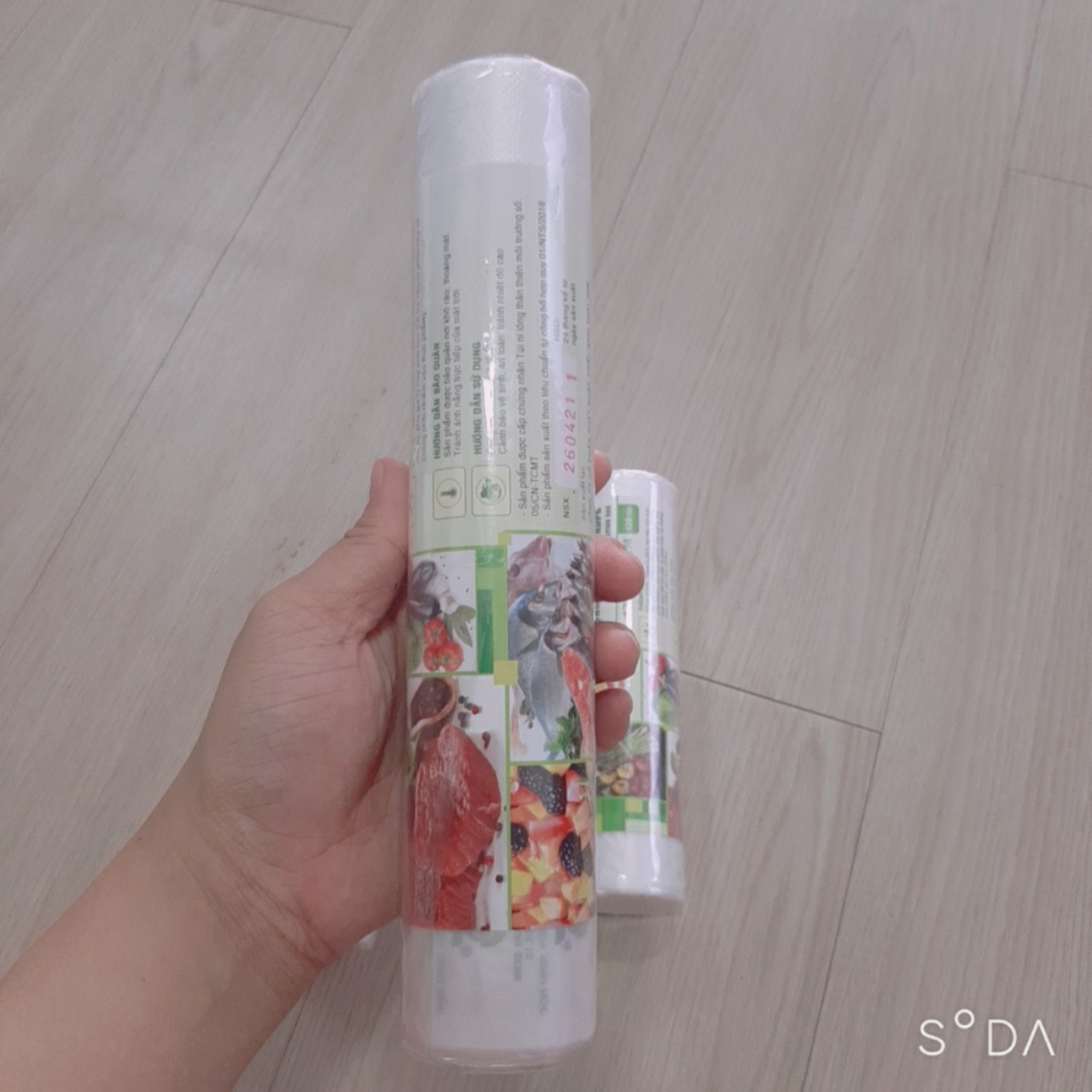 Cuộn 120 Túi Đựng Thực Phẩm Tự Hủy Sinh Học