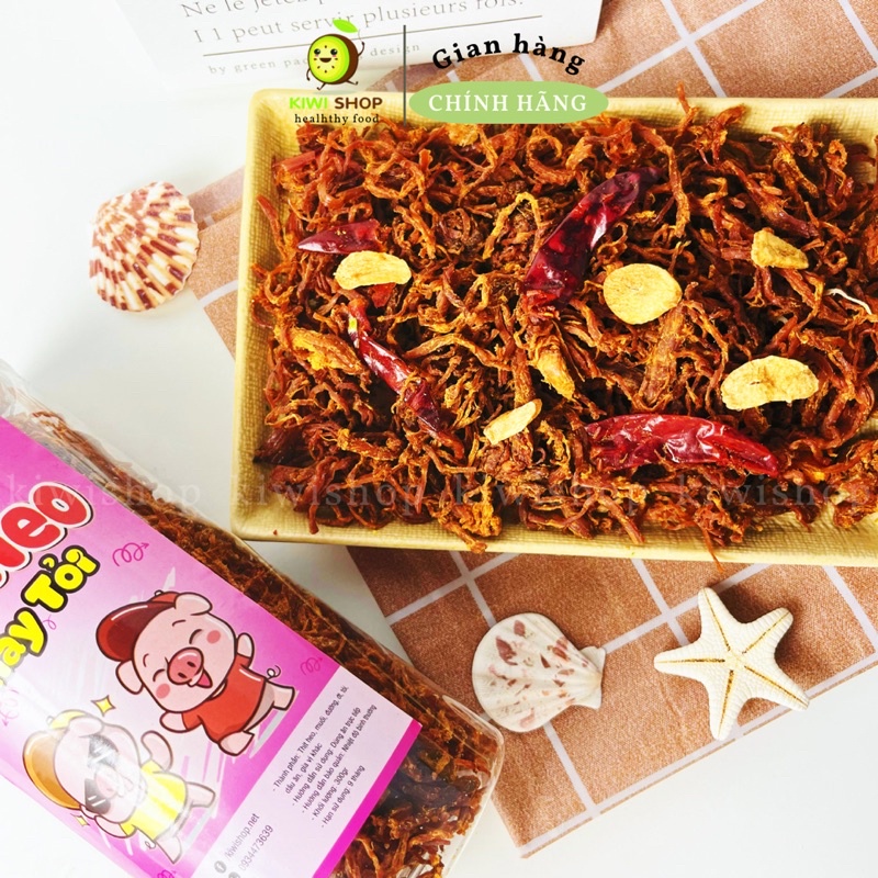 Khô Heo Cháy Tỏi Loại Ngon - Thơm Lừng *KIWISHOP*