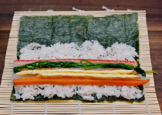 MÀNH TRE CUỘN CƠM - MÀNH TRE CUỘN SHUSHI, KIMBAB