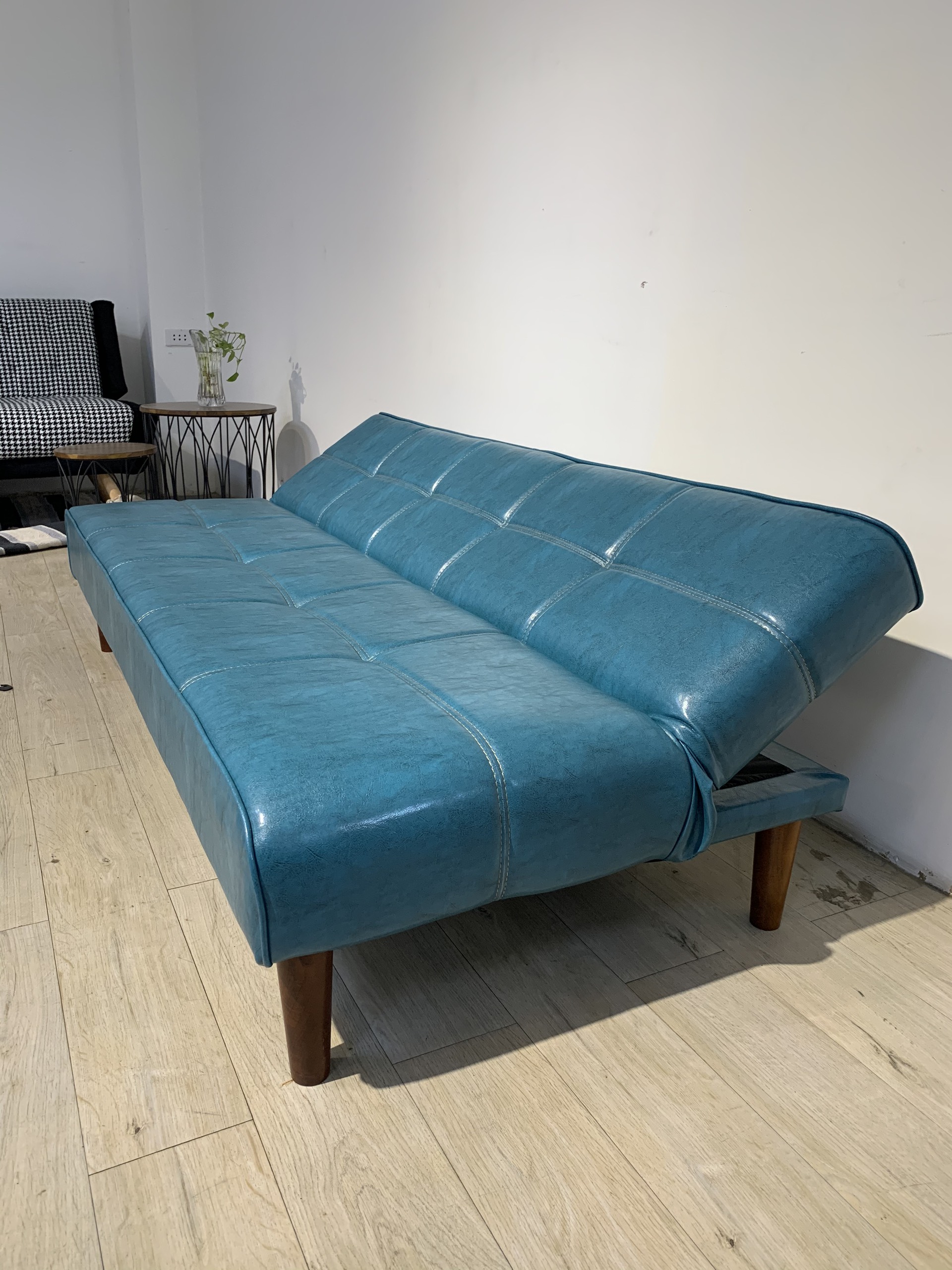 Ghế Sofa Giường BNS2021D-Xanh ngọc