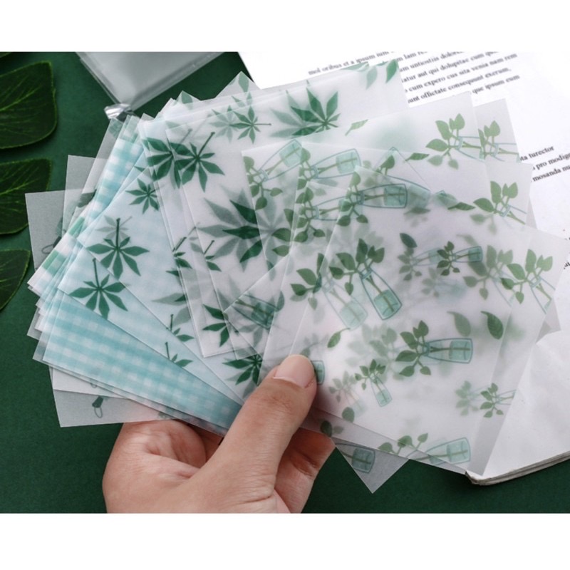 Set 30 Tờ 5-10 Mẫu Giấy Can Nền Trang Trí