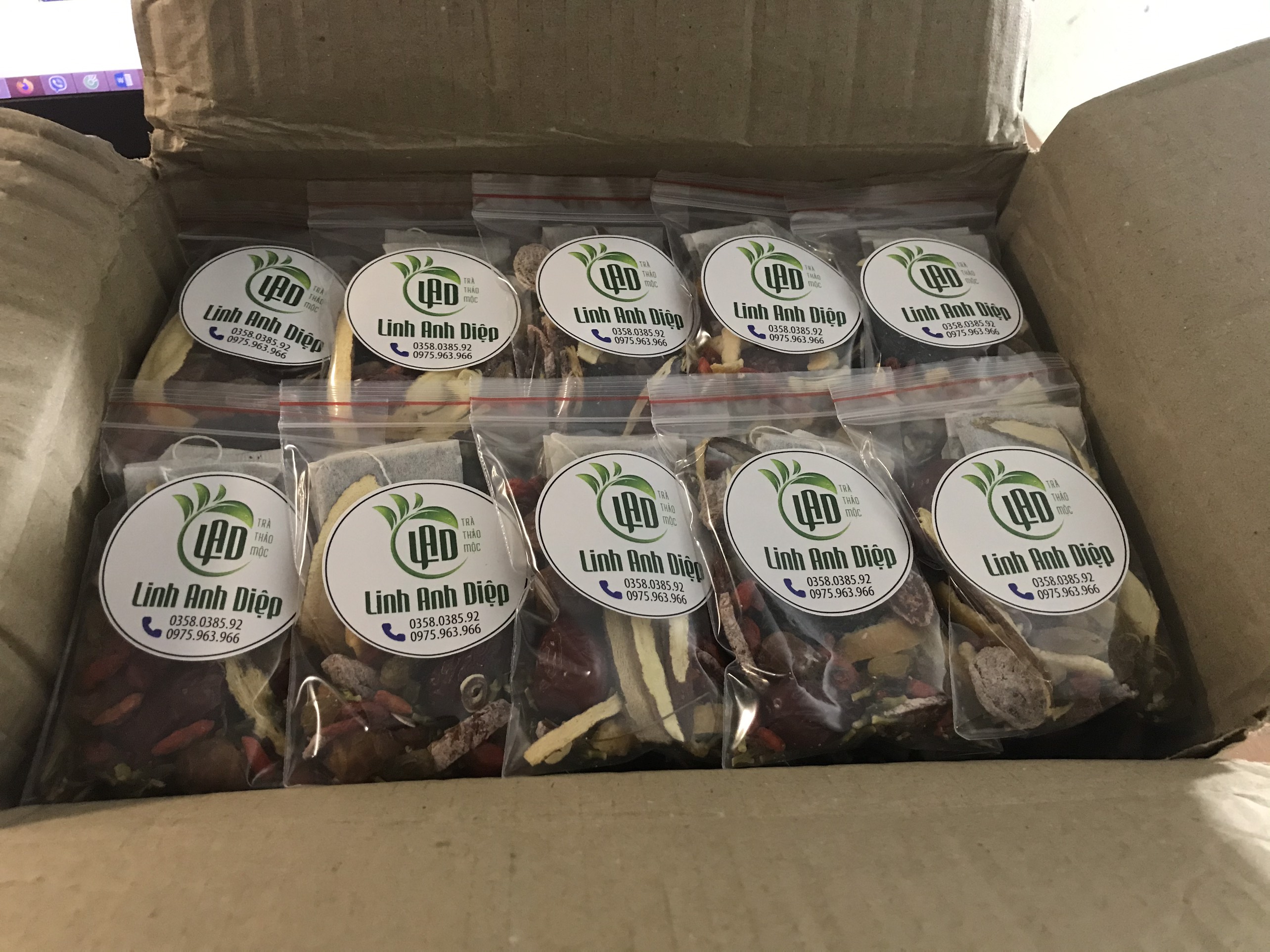 Trà Lipton vị thảo mộc set 30 gói