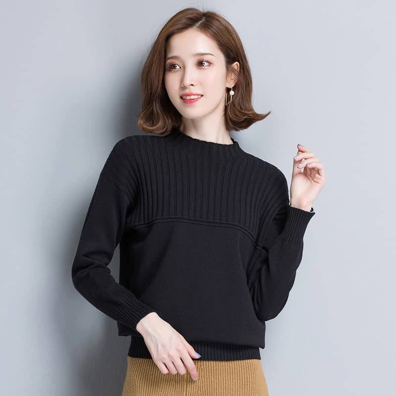 Áo len nữ  form dài , chất len dệt kim mịn đẹp Lz.01445