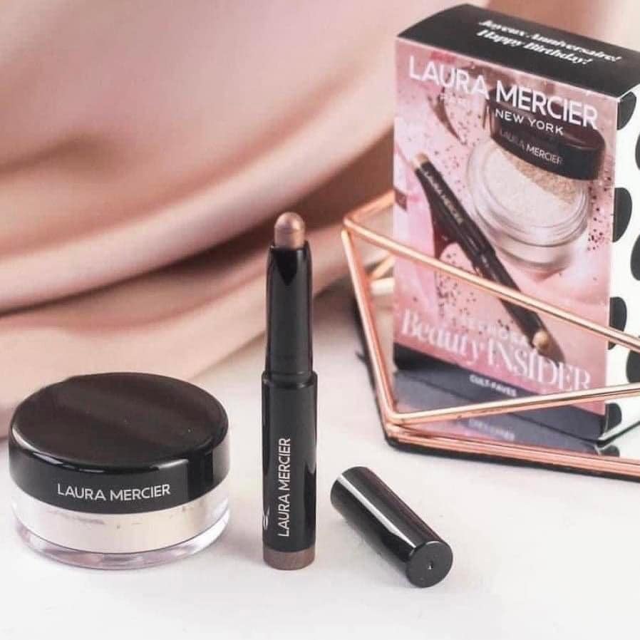 Phấn Phủ Bột Laura Mercier Loose Setting Powder cả set 2sp