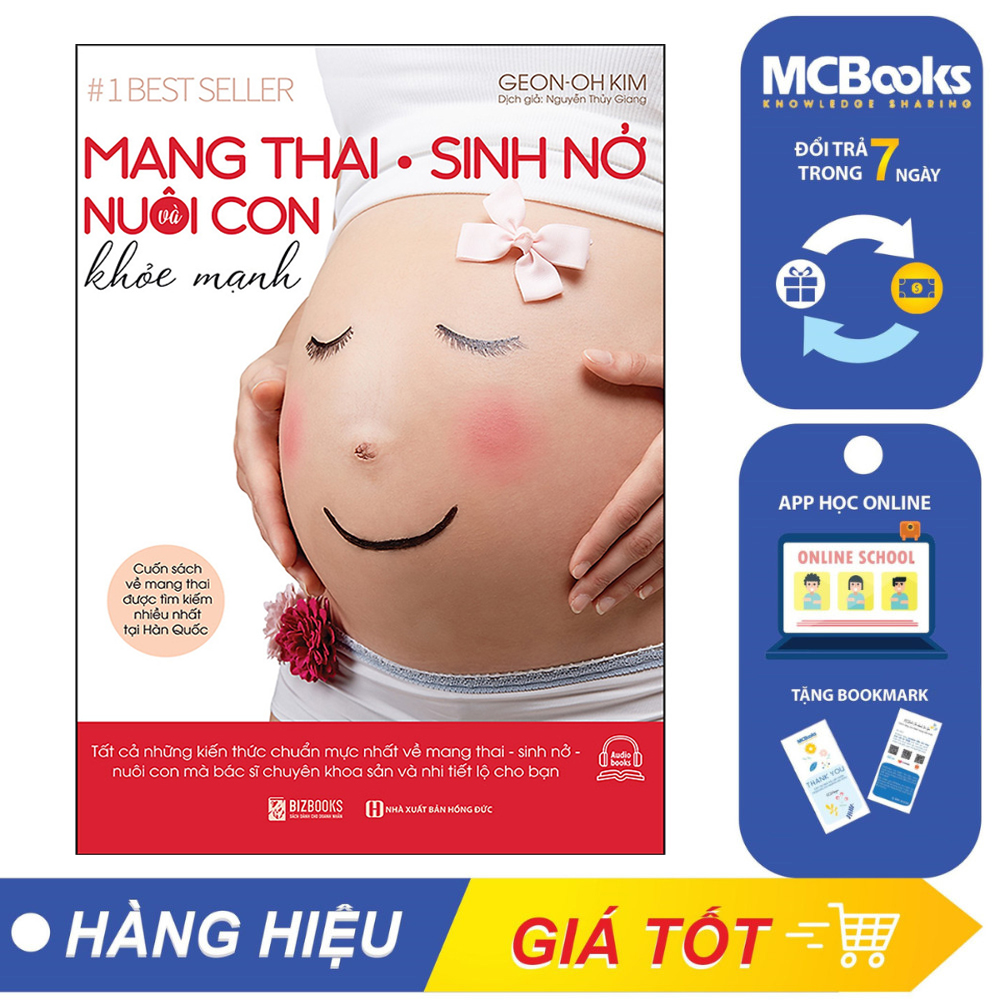 Sách - Mang Thai Sinh Nở Và Nuôi Con Khỏe Mạnh: Cuốn sách về mang thai được tìm kiếm nhiều nhất tại Hàn Quốc - McBooks