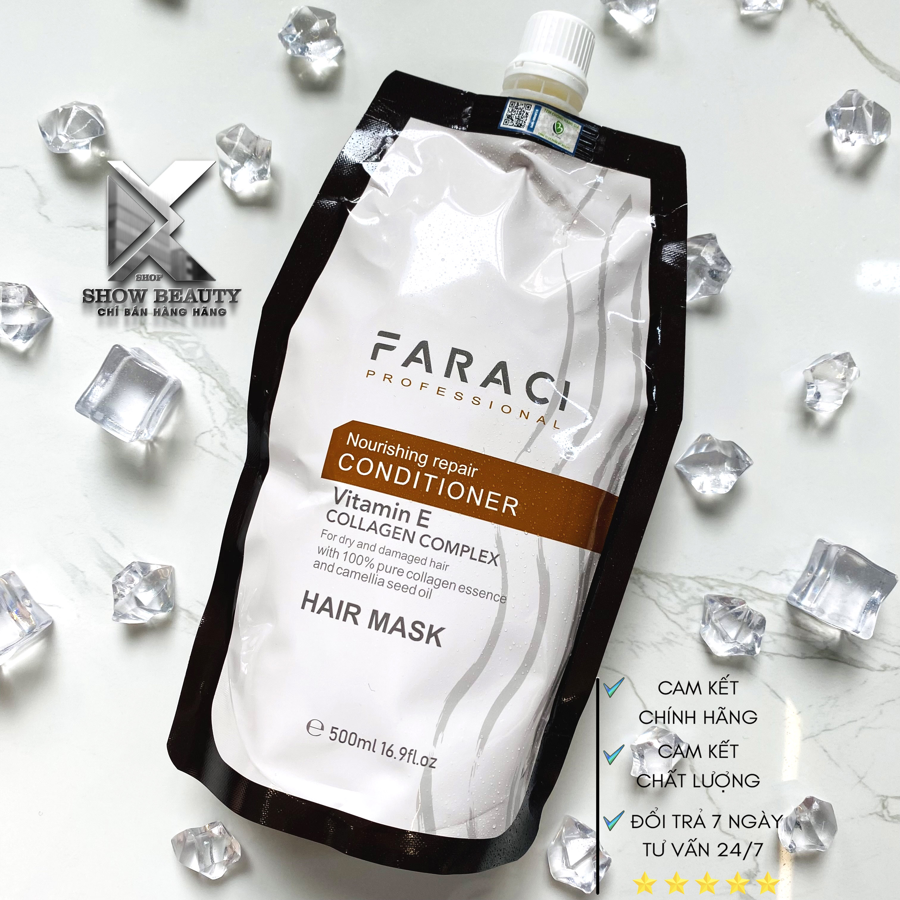 Dầu Hấp Ủ Tóc Faraci Collagen Siêu Mềm Mượt 500ml