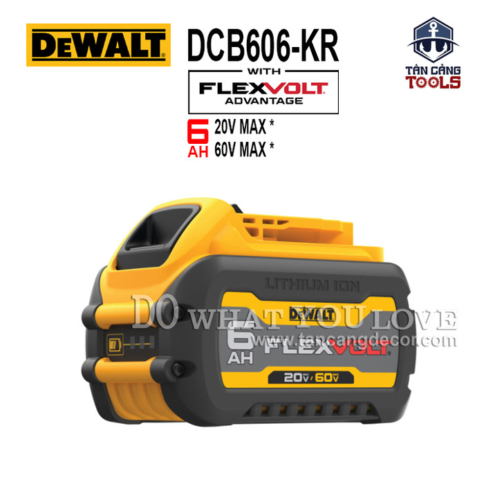 Pin flex volt 20v/60v dewalt