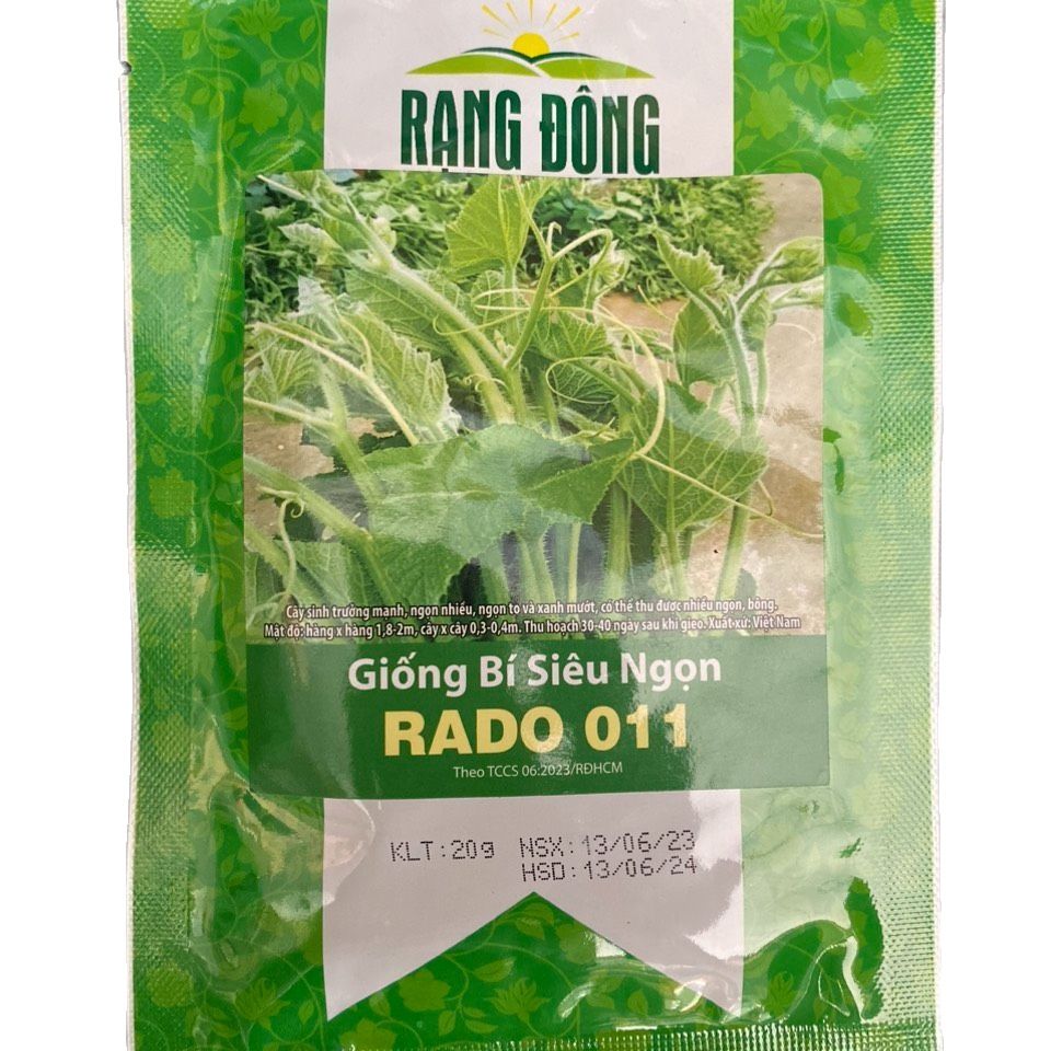 Hạt giống bí siêu ngọn 20g