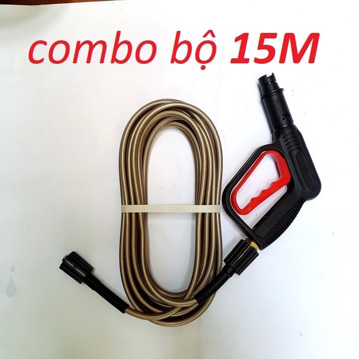 Bộ 10m-15m-20m dây rửa xe và súng xịt