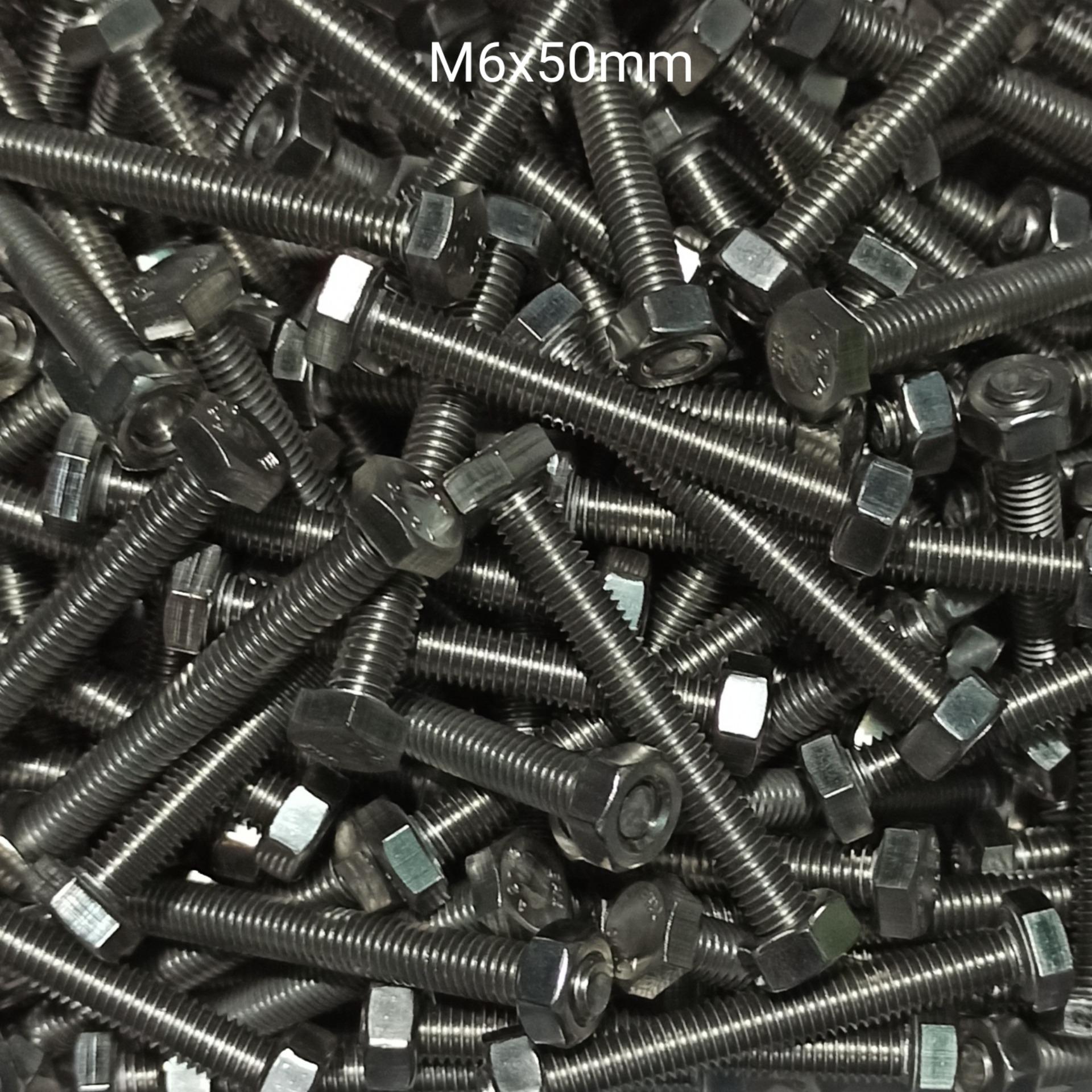 M6x50mm INOX 304 COMBO 20 Bu Long Con Tán ( 6 Li 5 Phân )