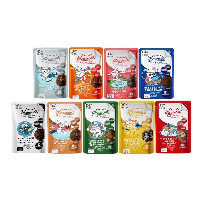 Pate meowcat cho mèo túi 70g - Pun pun Petshop