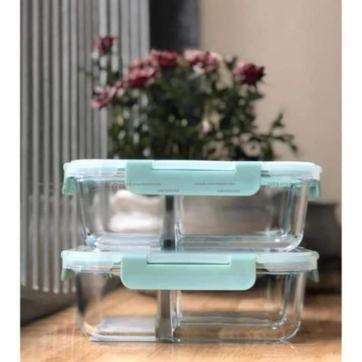 combo 3 hộp thủy tinh cao cấp 2 ngăn 110k