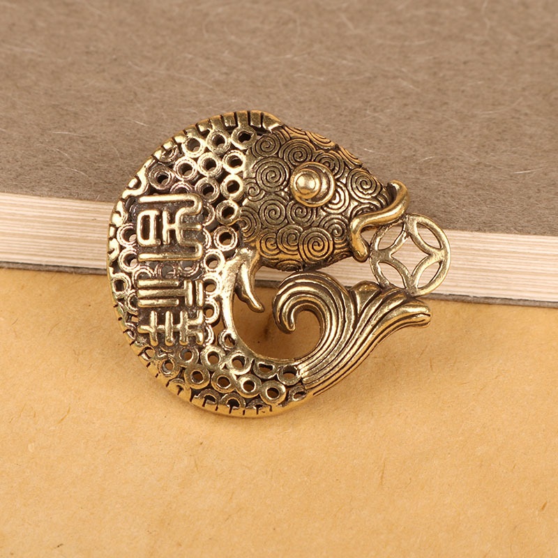 Tượng Phong Thủy Hình Song Ngư (Kích Thước: 3.0cm x 2.7cm)