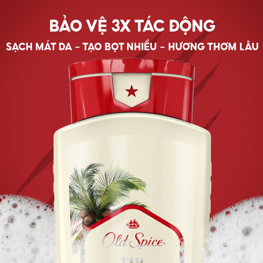 Sữa Tắm Dạng Gel Old Spice Fiji 473Ml