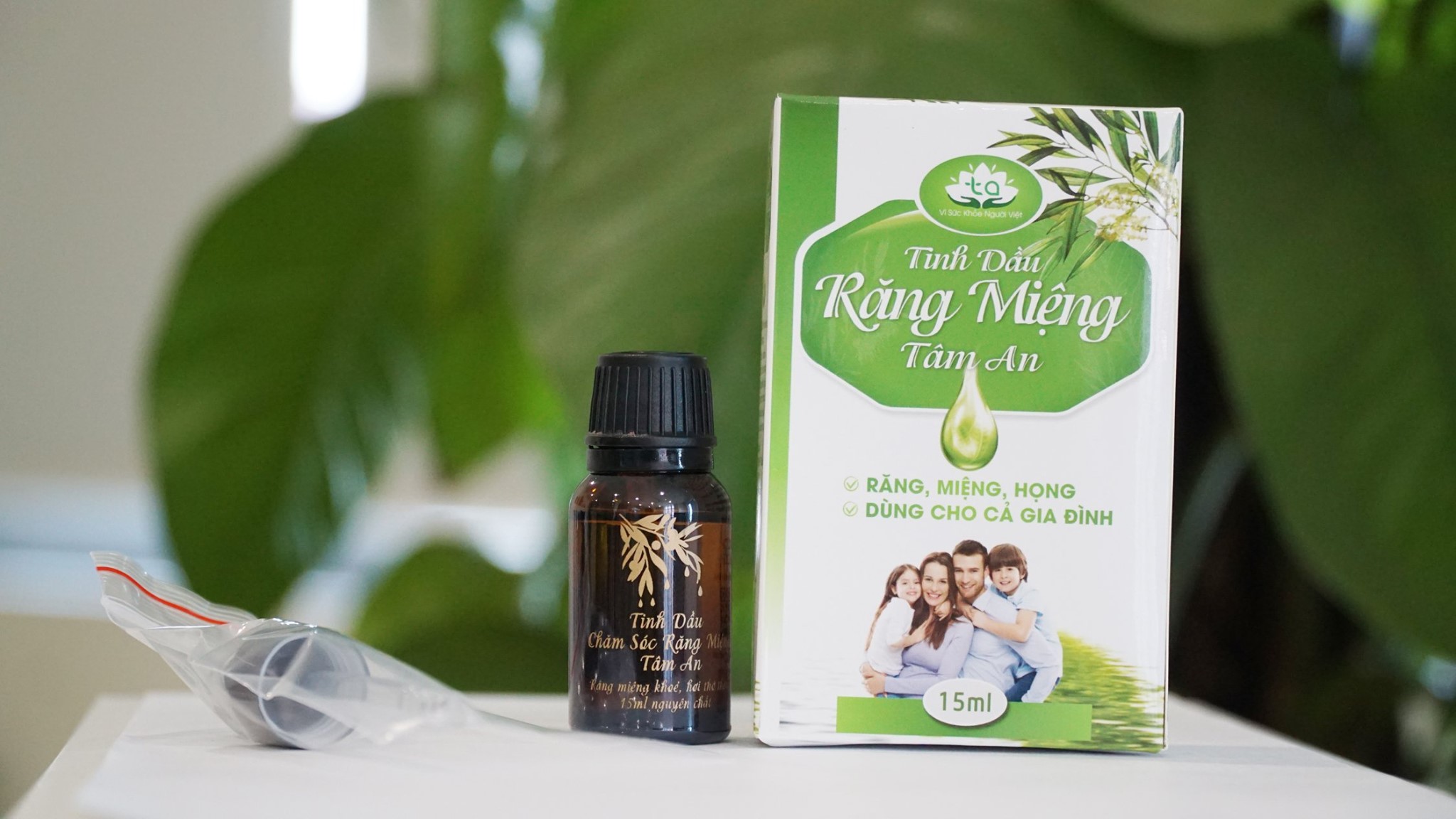 [SP CHÍNH HÃNG] Tinh dầu răng miệng Tâm An, trắng răng thơm miệng