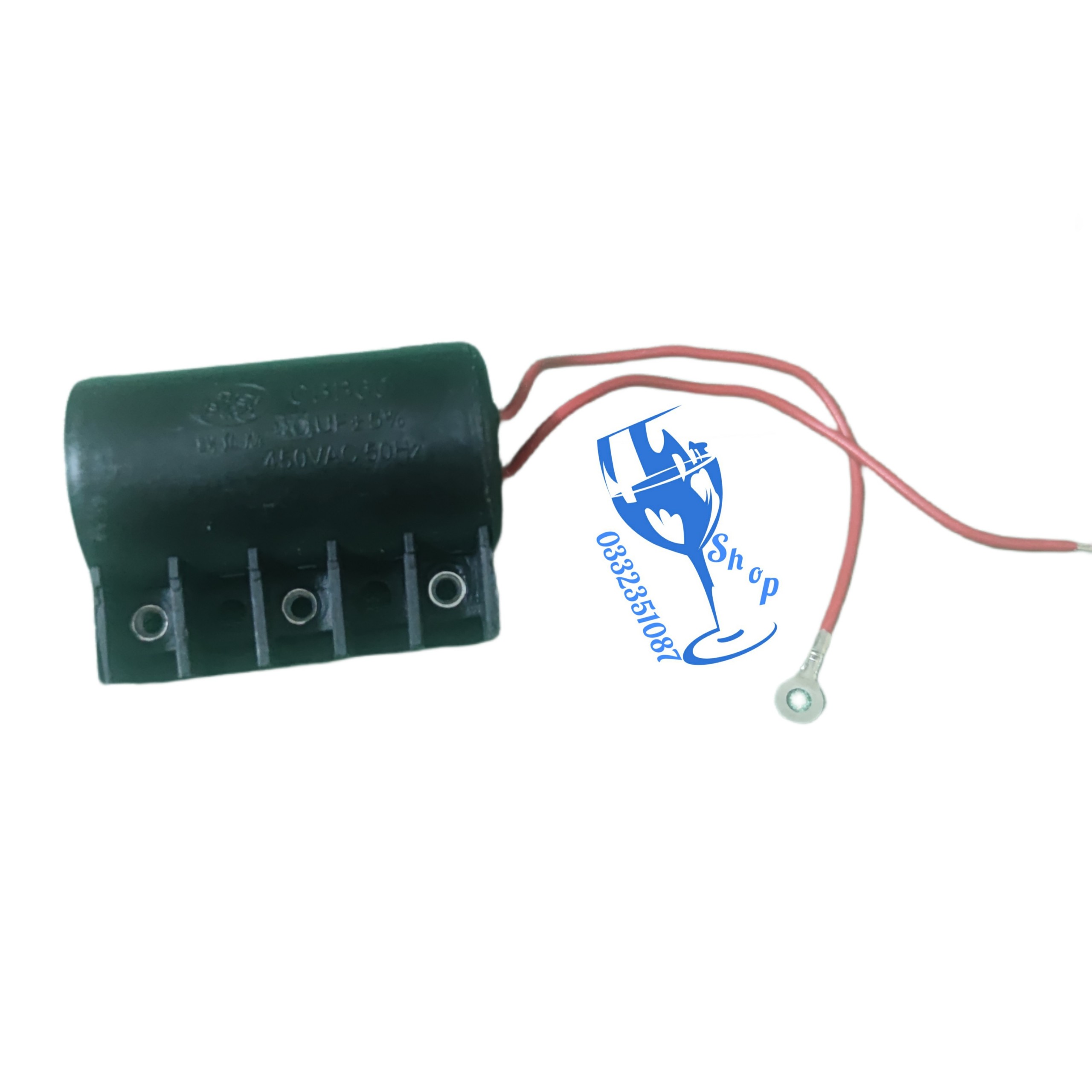 [FreeShip] [Ảnh thật] 10 chiếc tụ 10uf xoáy ốc dùng cho động cơ, máy bơm
