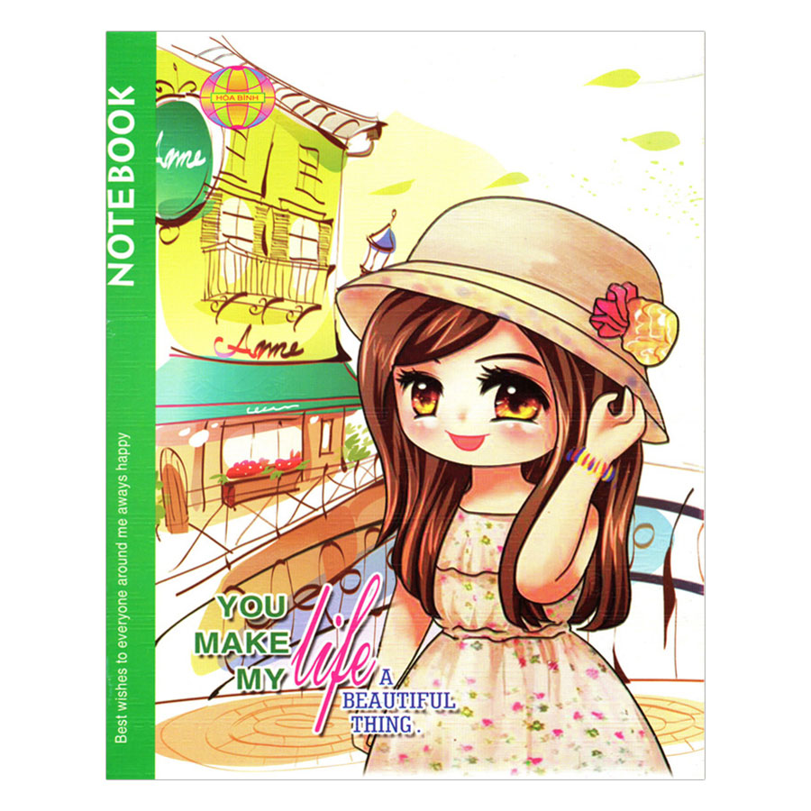 Lốc 10 quyển tập sinh viên hòa bình - ô kẻ ngang 70gsm