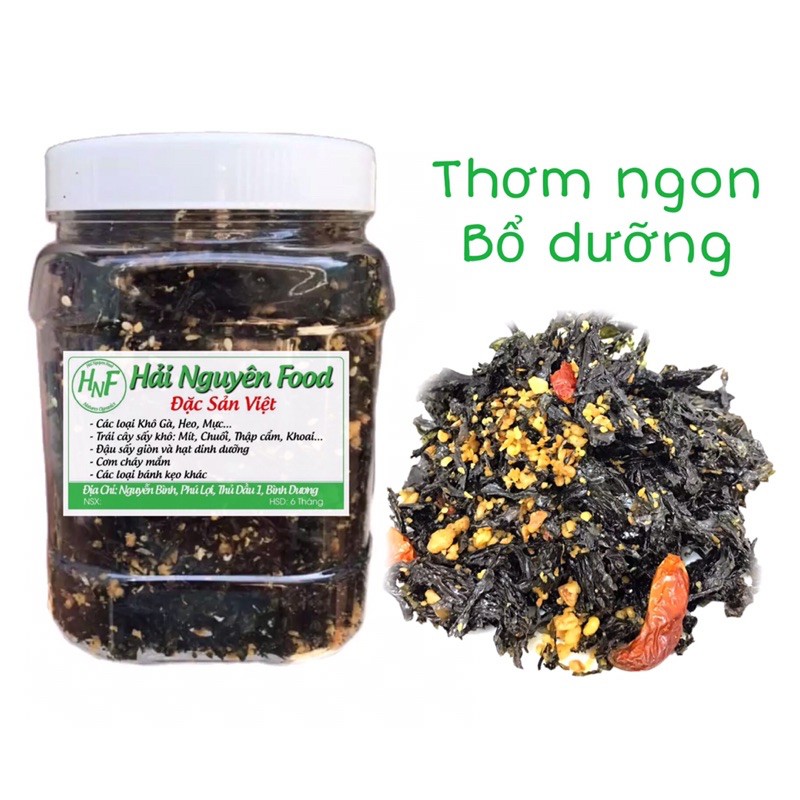 Rong biển cháy tỏi hủ 150gr