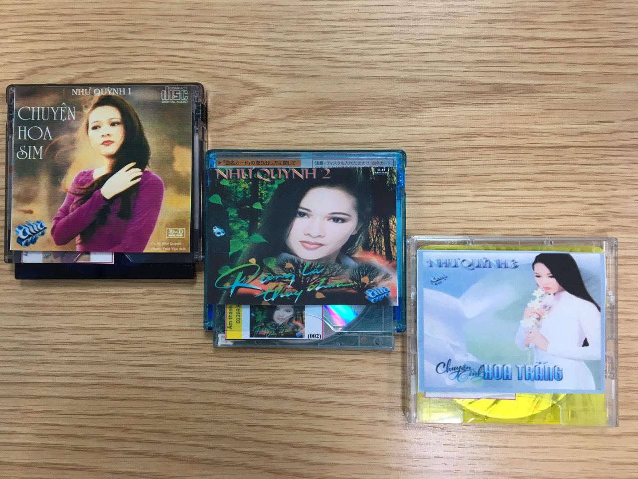[MDCD] Bộ 3 đĩa MD nhạc Như Quỳnh nổi tiếng