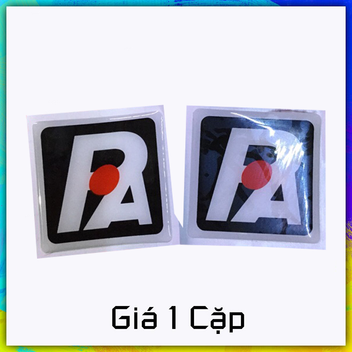 [HCM]TEM DÁN THÙNG LOA LOGO PA ĐEN-TEM PA VÀNG