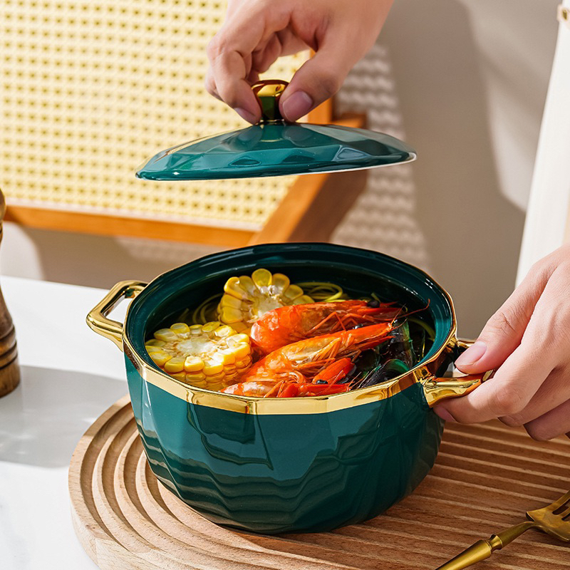 Thố đựng cơm,đựng canh bắng sứ