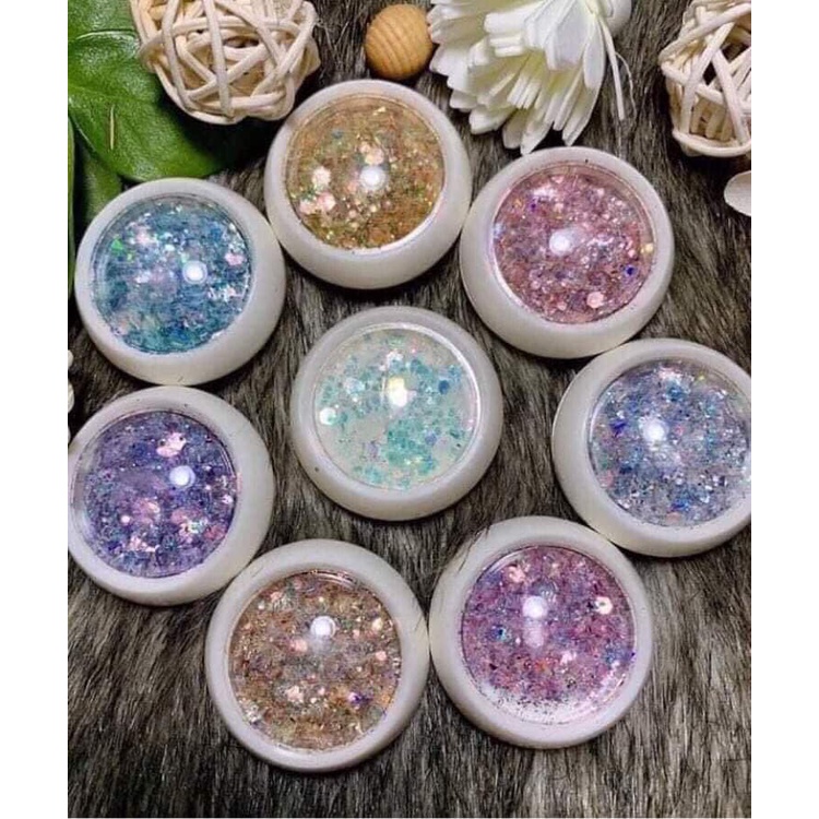 Set nhũ vảy cá 3d lấp lánh làm móng