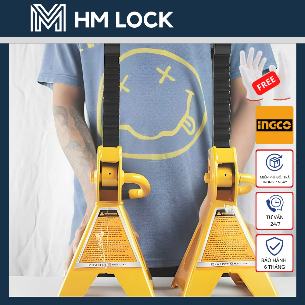 BỘ 2 ĐỘI KÊ 3 TẤN INGCO - HÀNG CHÍNH HÃNG - HJS0301 - HM LOCK