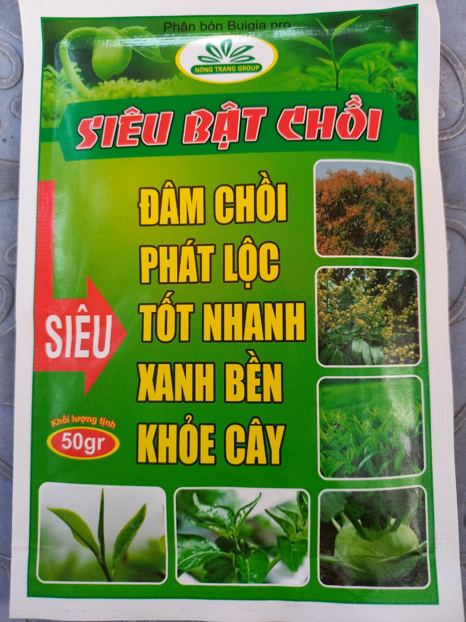 (GIÁ RẺ NHẤT) SIÊU BẬT CHỒI MẬP CỌNG,LỚN LÁ,BUNG ĐỌT ...GÓI 50G