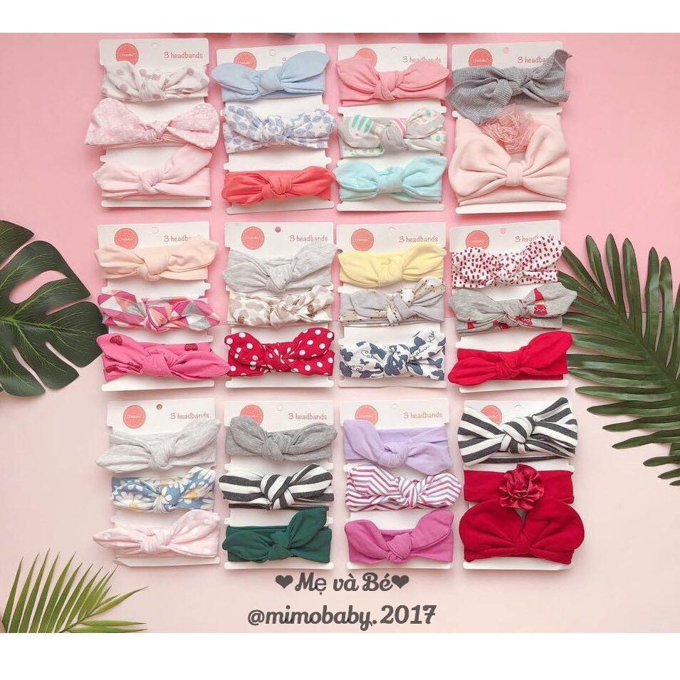 Băng đô Chicbaby cho bé - Set 3 chiếc