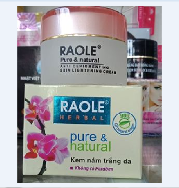 Kem Raole trắng da, nám, tàn nhang, đồi mồi 12g