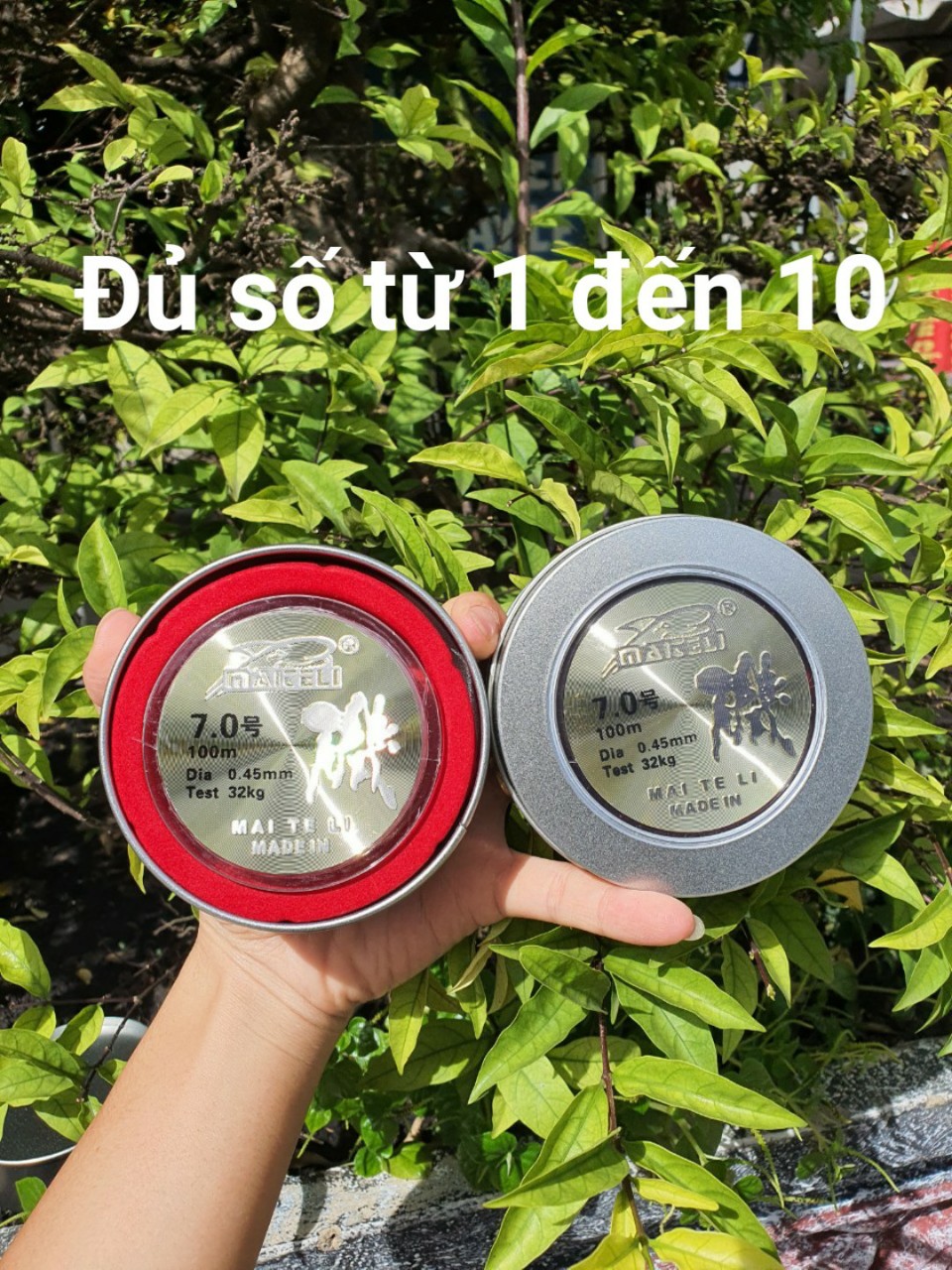 Cước câu cá - hộp sắt 100m buộc link,buộc thẻo