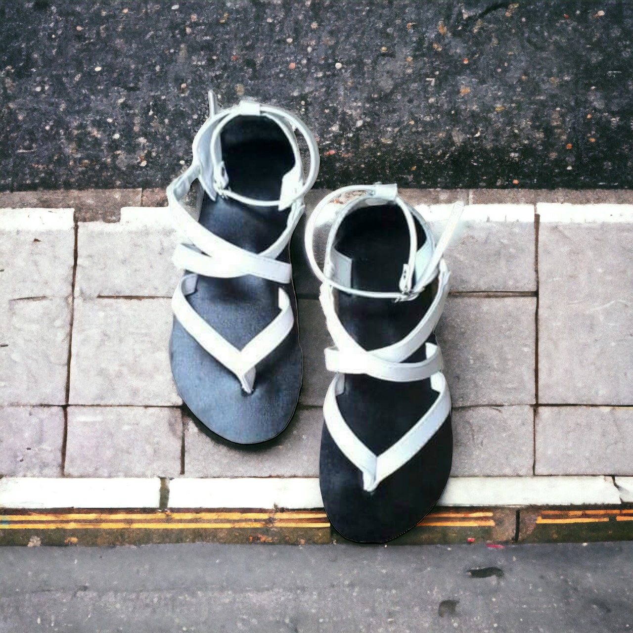 GIÀY SANDAL CHIẾN BINH PHONG CÁCH-SANDAN NỮ CỔ CAO