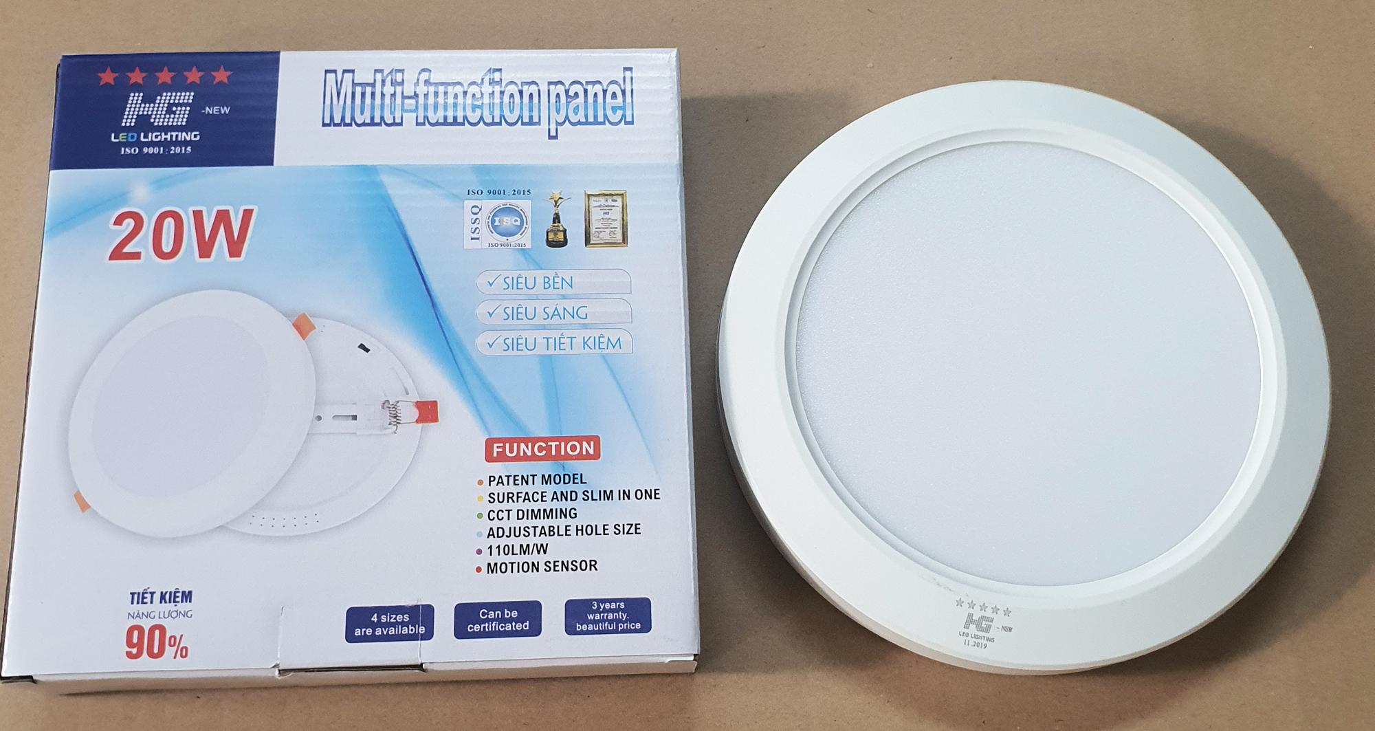 Đèn Led Âm trần Ốp nổi 10W-20W-30W