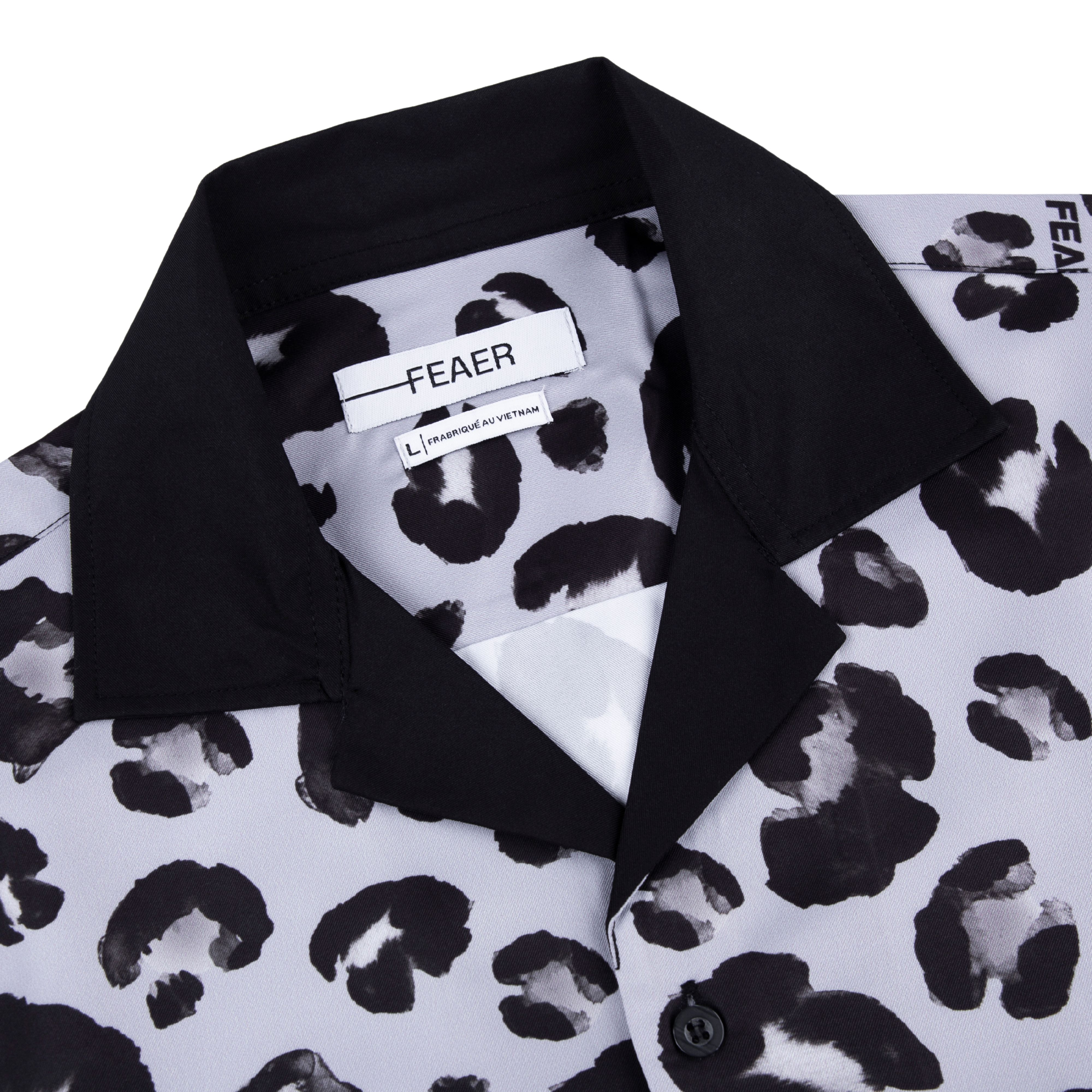 Áo sơ mi nam LEOPARD vải lụa mềm mịn, thoáng mát, chuẩn form - FEAER
