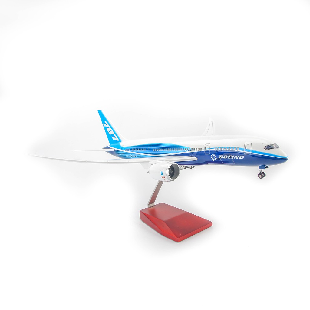[HCM]Mô hình máy bay lắp ráp có đèn led Original Boeing B787 47cm Everfly