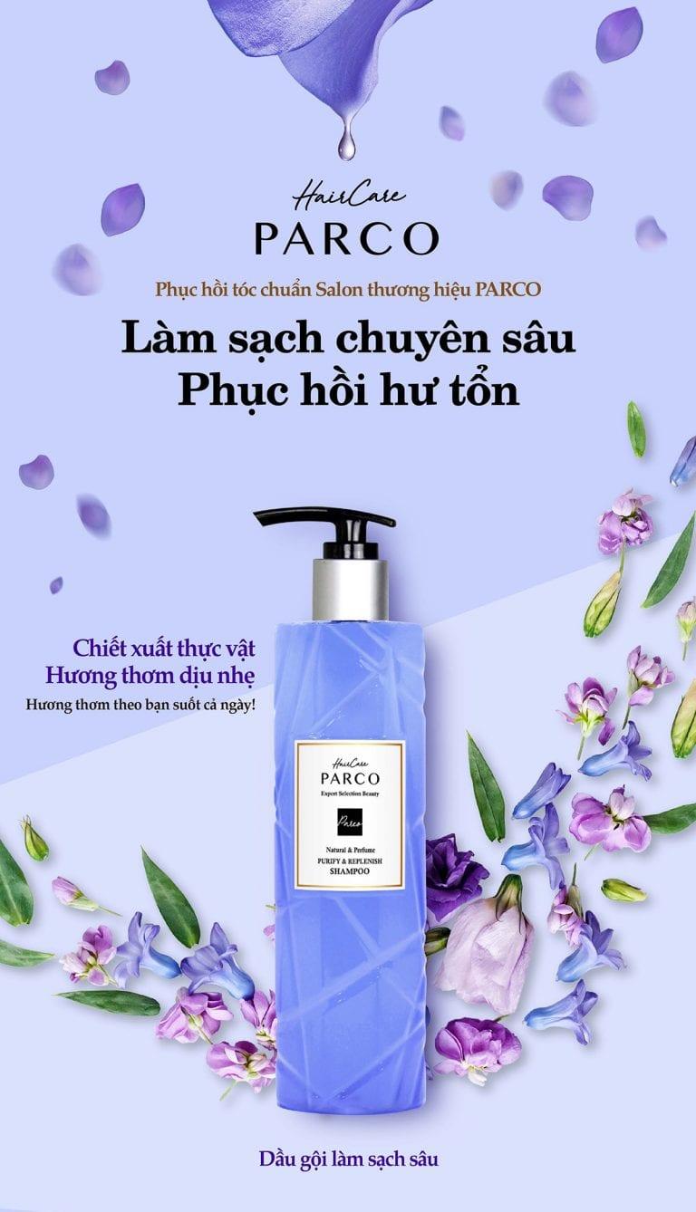 Combo Dầu Gội & Dầu Xả Parco - Làm Sạch Sâu