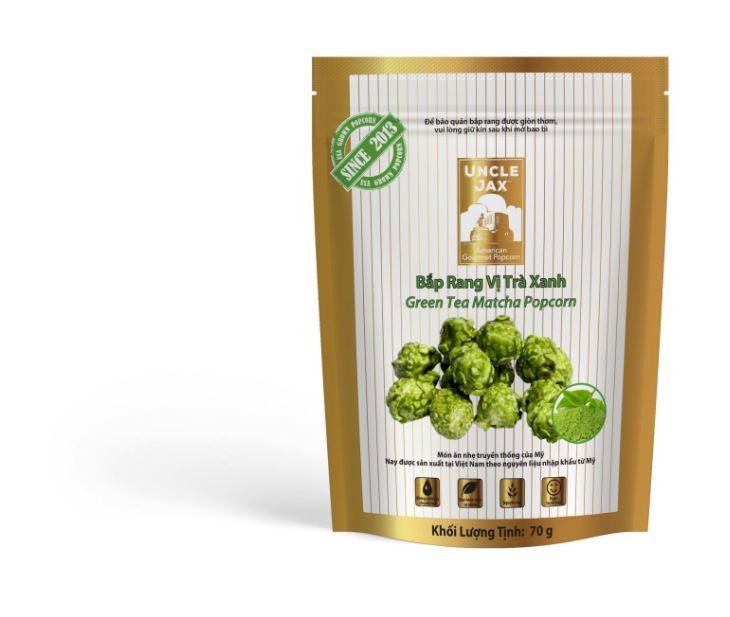 Bắp Rang Uncle Jax Vị Trà Xanh (70g)