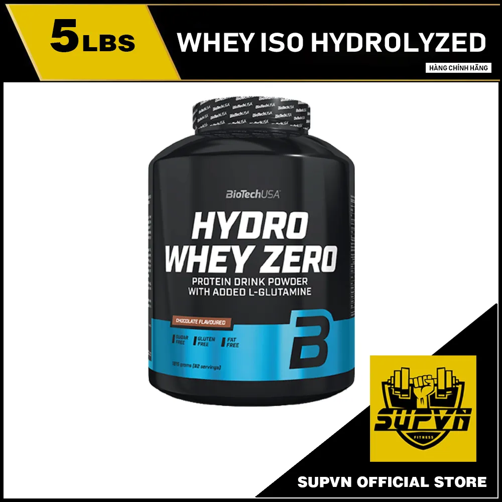 Hydro Whey Zero 82 serving (4lbs) - Sữa tăng cơ bắp tinh khiết Whey Protein Hydro Zero Biotech Usa