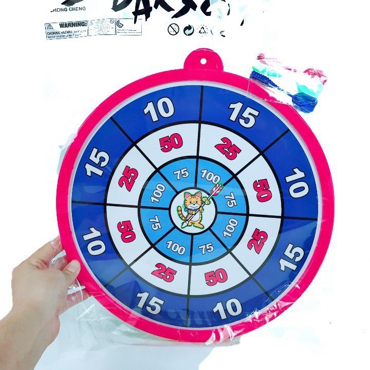 [HCM]Bộ đồ chơi phi tiêu nam châm 2 mặt đường kính 30cm
