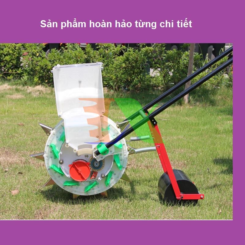 Drills automatic 8 teeth 20 cm, drills 1 row roller, machine sowing corn, peanuts, peanut, pumpkin, parking, parking