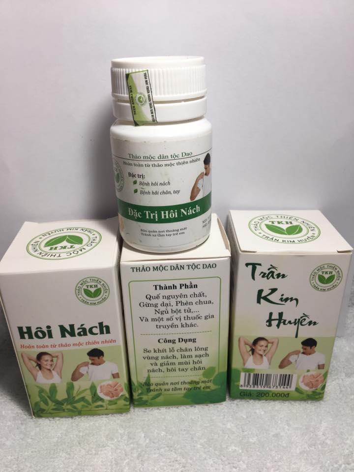 HÔI NÁCH- HÔI CHÂN TKH 1 LỌ LÀ KHỎI ( CTY Trần Kim Huyền)