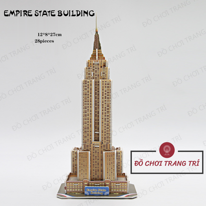 Mô hình 3D giấy tự lắp ráp - Mô hình Tháp nổi tiếng thế giới