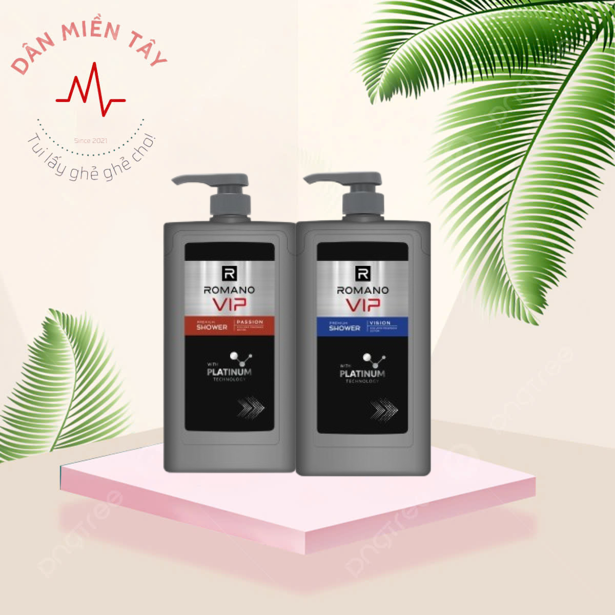Sữa tắm cao cấp Romano VIP mạnh mẽ bí ẩn Passion / Vision 650g
