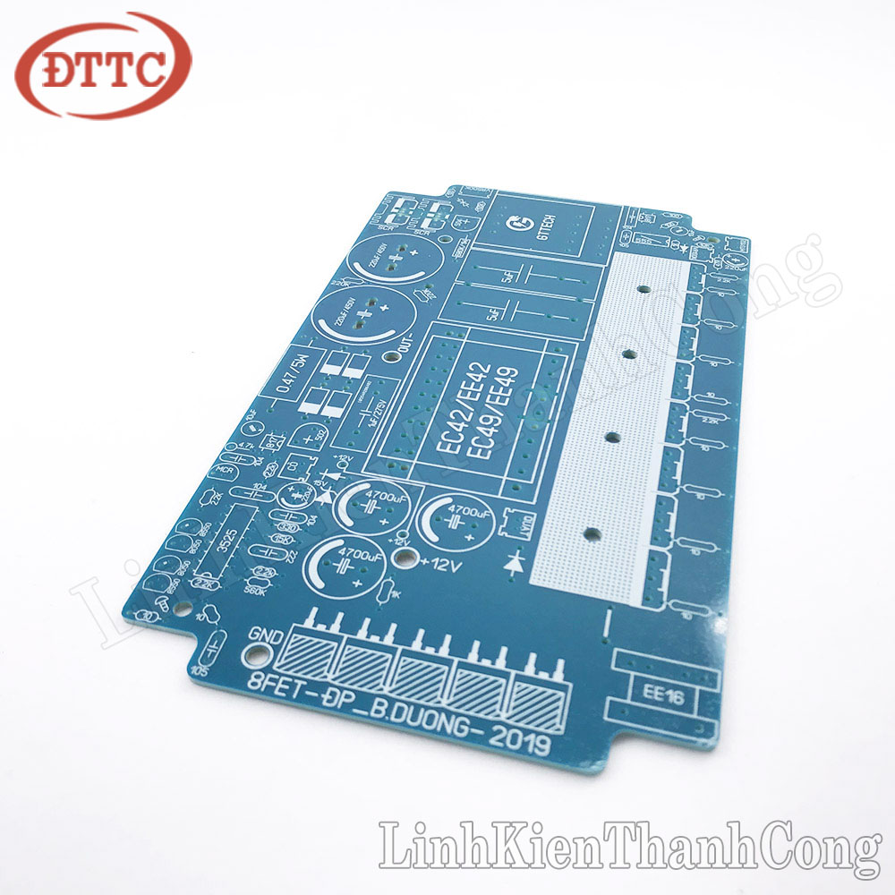 Bo mạch 8 fet ee49 đảo pha băm dương
