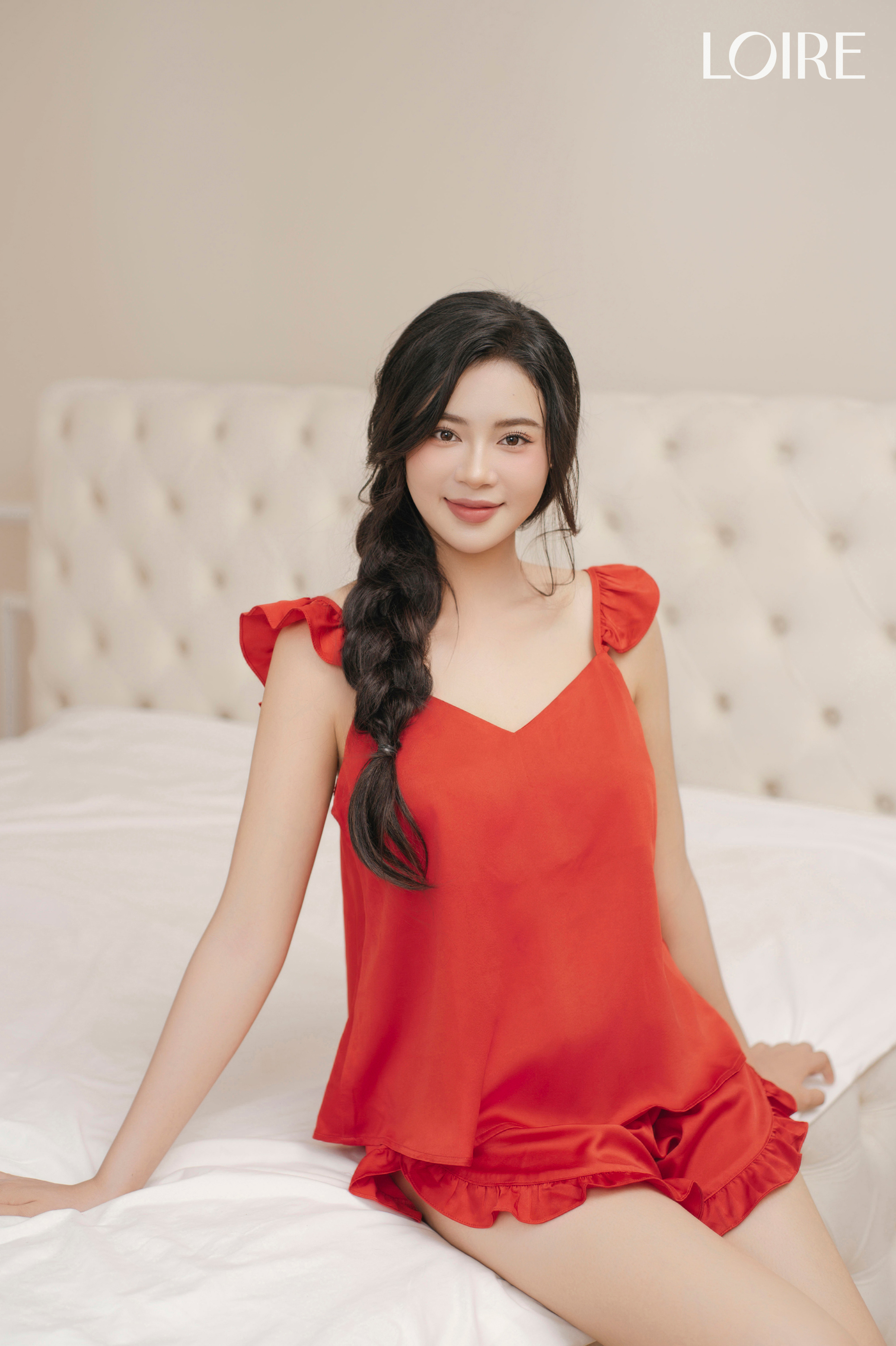 Bộ Đồ Ngủ Nữ Trơn Mềm Mịn Loirechic BHDN07