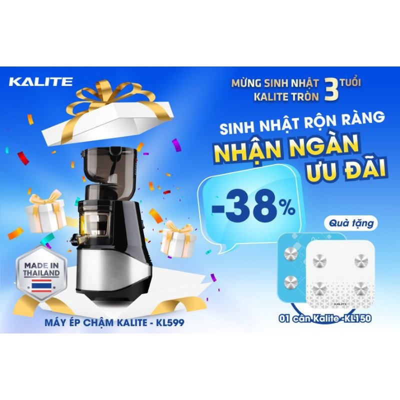 [KALITE KL-599] Máy ép chậm Kalite KL 599 - xuất xứ Thái Lan