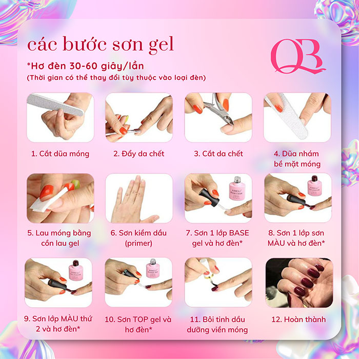 Sơn gel Top coat VINIMAY (sơn bóng gel)