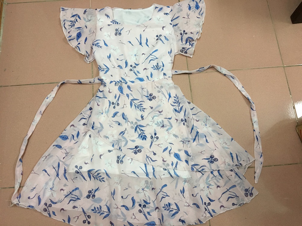 Váy macxi thiết kế lẻ size M( cho bạn nặng 45-50kg)