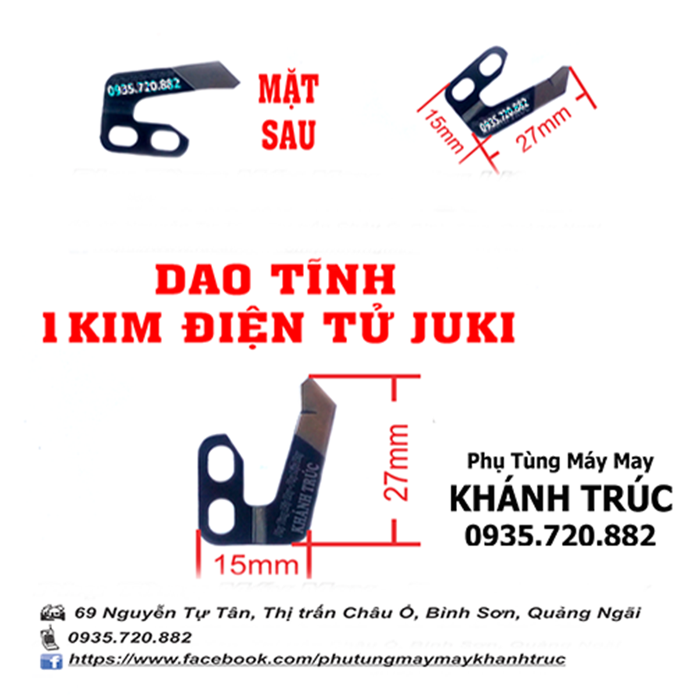 Dao tịnh 1kim điện tử Juki máy may công nghiệp