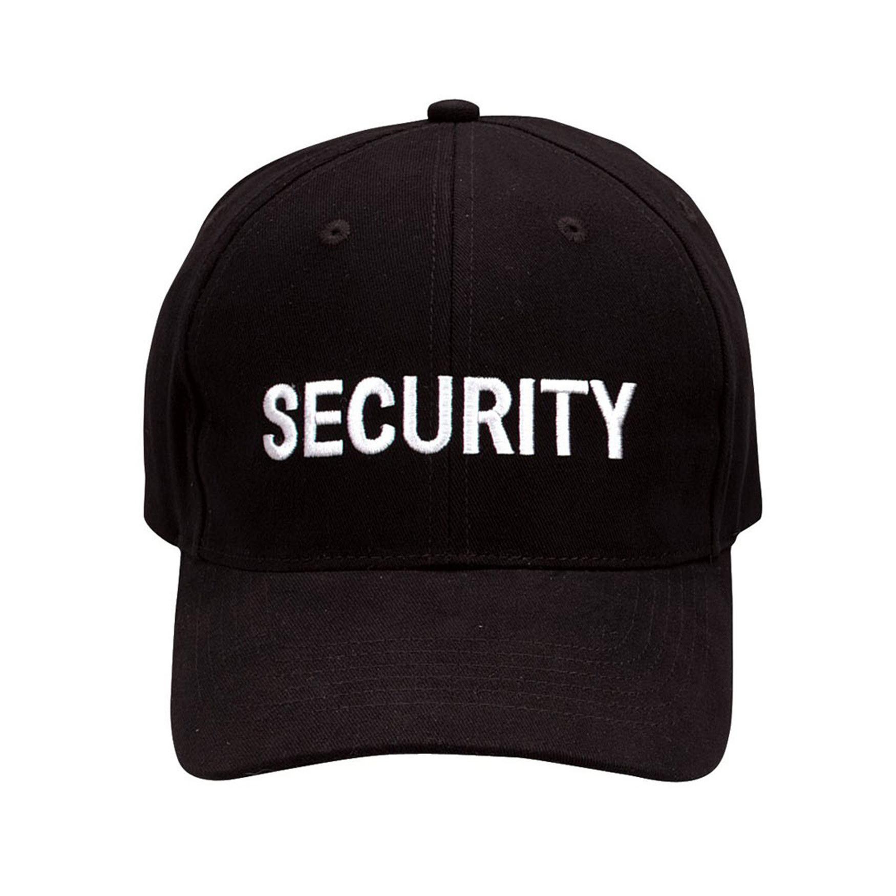 Nón kết thời trang màu đen thêu chữ Security - Mũ lưỡi trai MT365